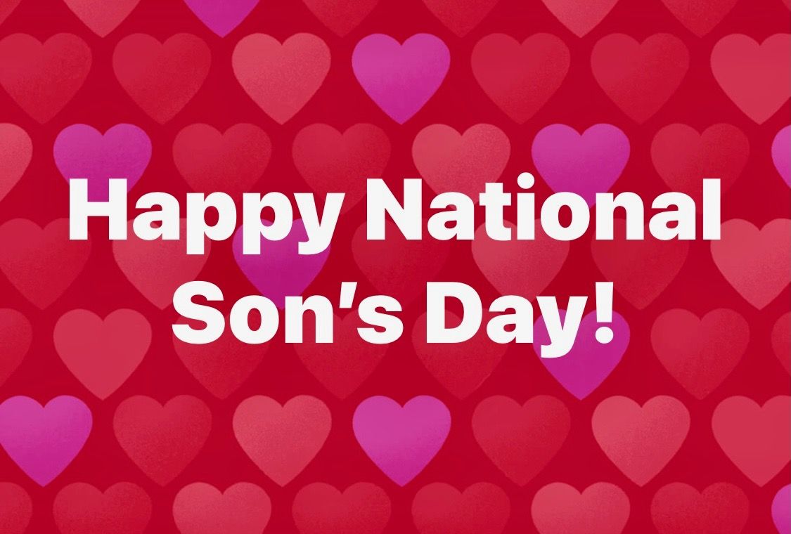 National Sons Day Happy National Sons day 2022 Digital Princess